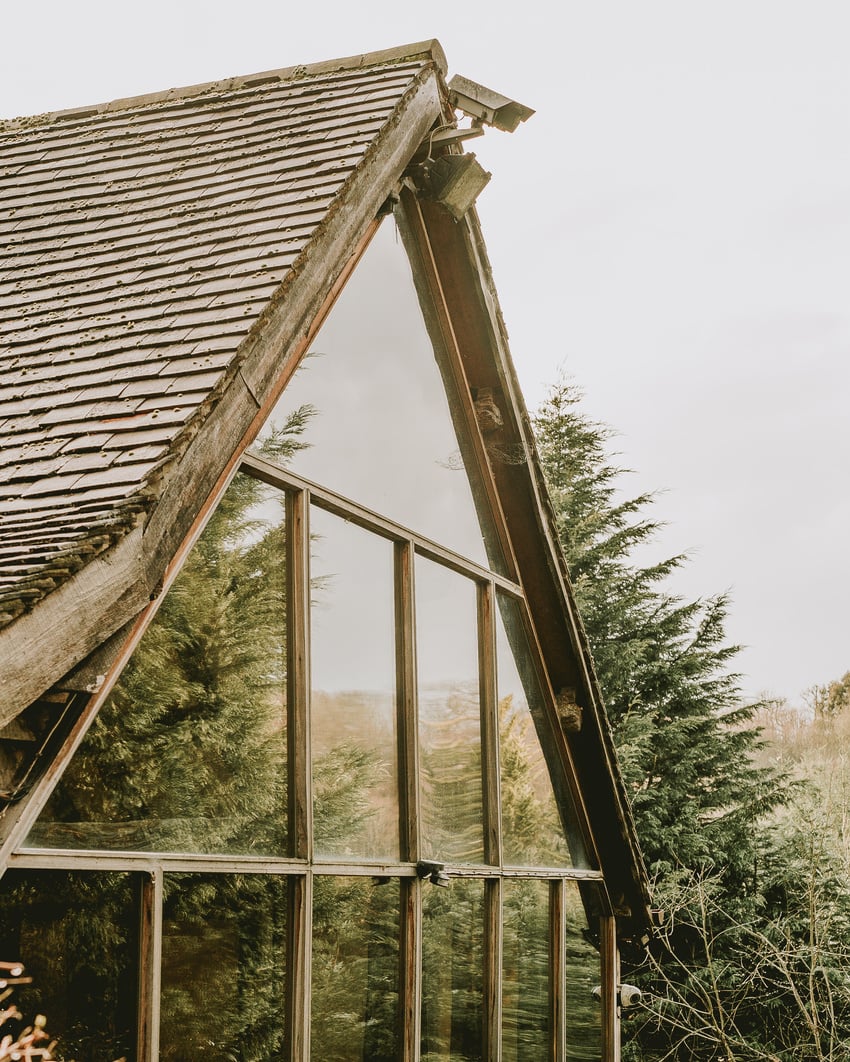 Glass House Near Trees